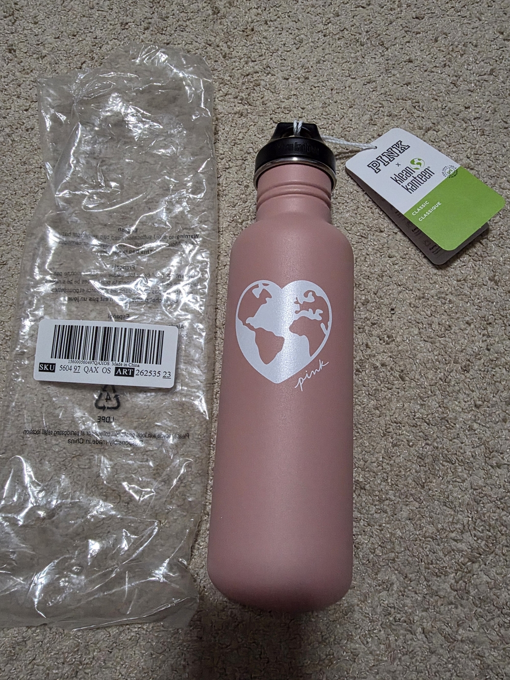PINK x Klean Kanteen Water Bottle